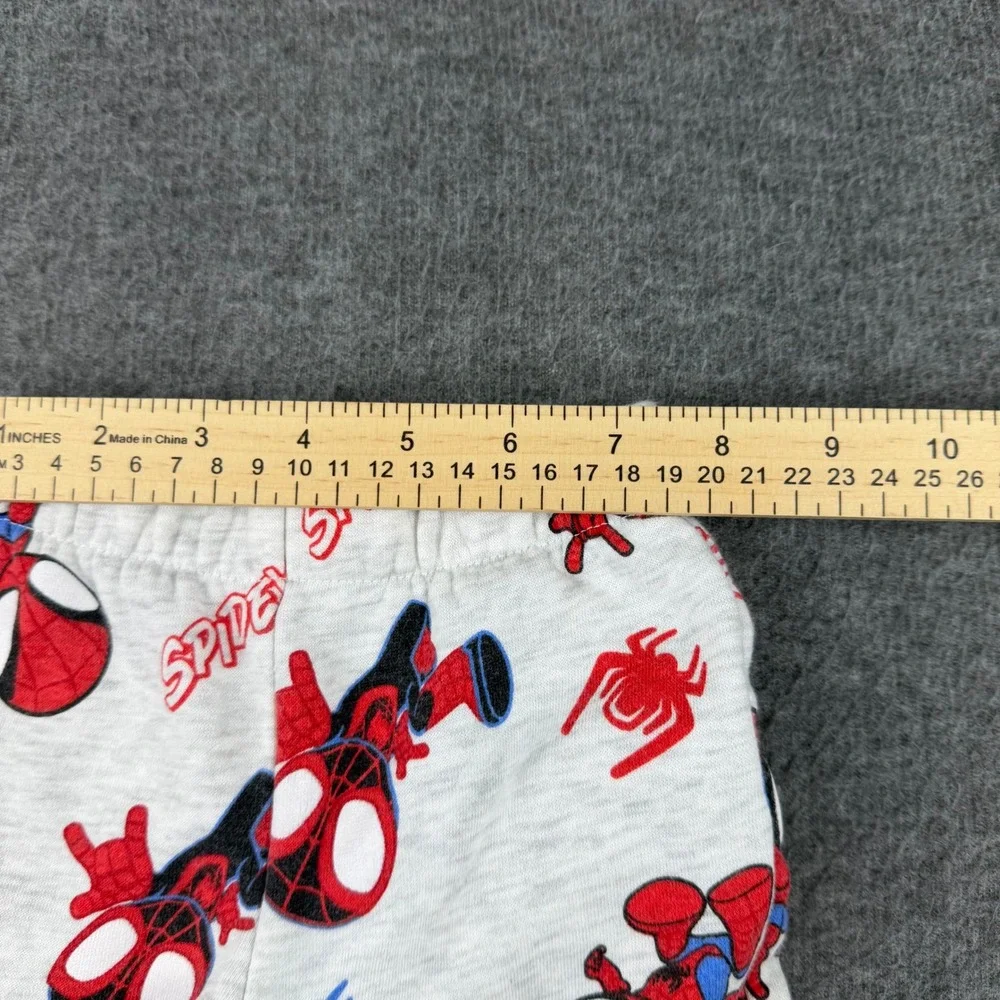 Marvel‎ Spidey and His Amazing Friends Jogger Pants Kids 9M Gray Fleece